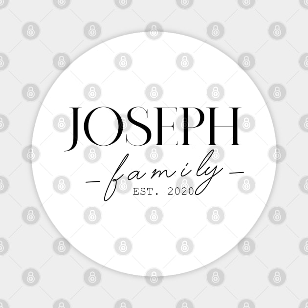 Joseph Family EST. 2020, Surname, Joseph Magnet by ProvidenciaryArtist
